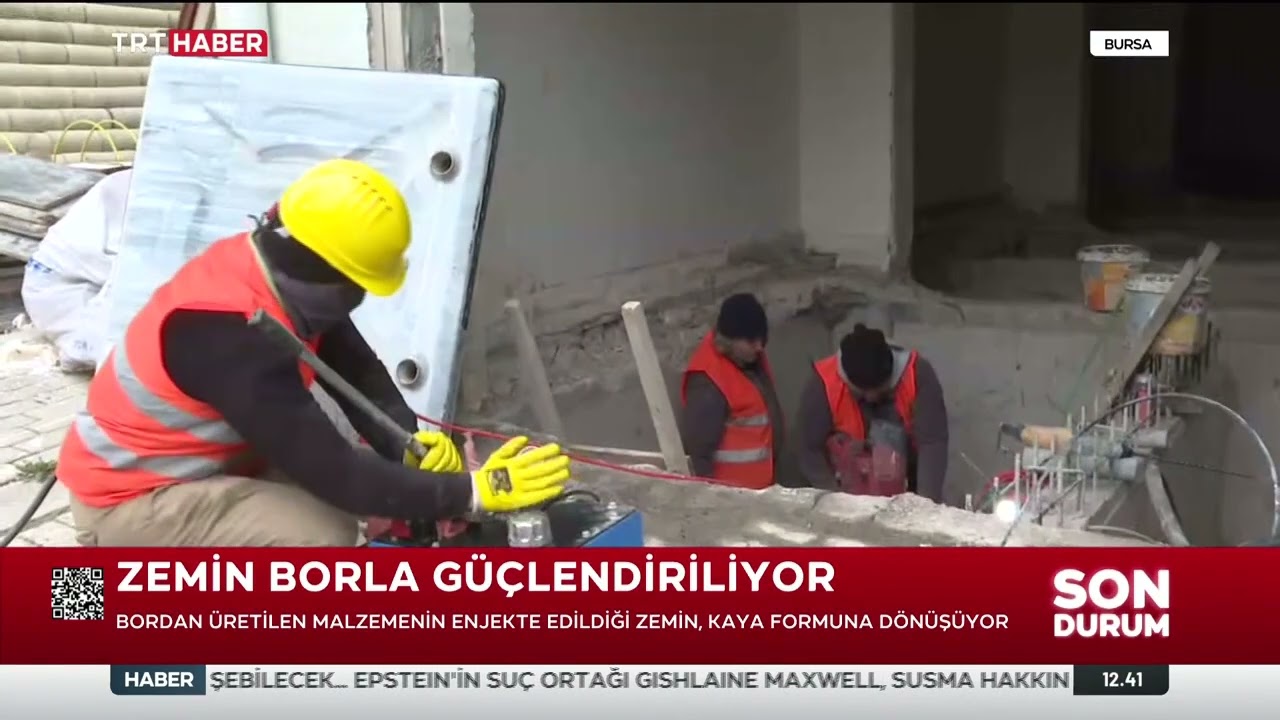 TRT Haber - Prof. Dr. Eyübhan Avcı Zemin Sıvılaşmasına Bor Formülü İlk Defa Uygulandı