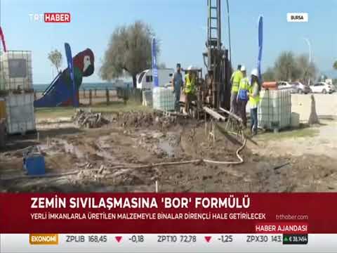 TRT Haber - Prof. Dr. Eyübhan Avcı - Zemin Sıvılaşmasını Engelleyecek Madde Üretildi